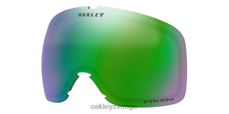 Oakley flight tracker l utbyteslins T8RX01627 prizm snö jade iridium linser