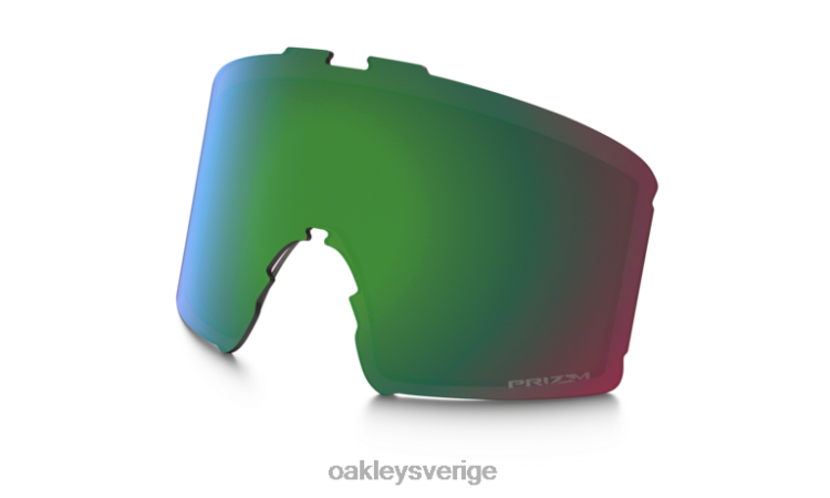 Oakley line miner l ersättningslins T8RX02087 prizm snö jade iridium linser