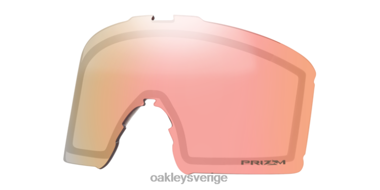 Oakley line miner l ersättningslins T8RX02089 prizm roséguld iridium linser