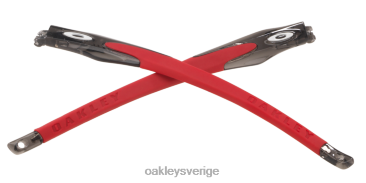 Oakley tvärbindande tillbehörsbågar T8RX02002 grå rök/vit/röd