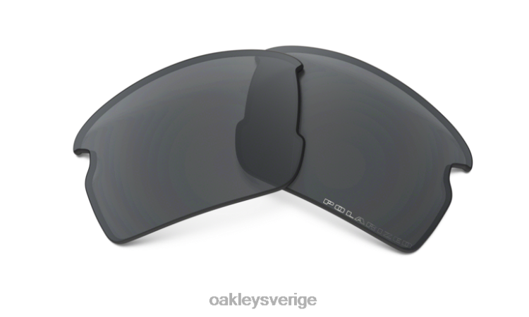 Oakley Flak 2.0 ersättningslins T8RX01150 svarta iridiumpolariserade linser