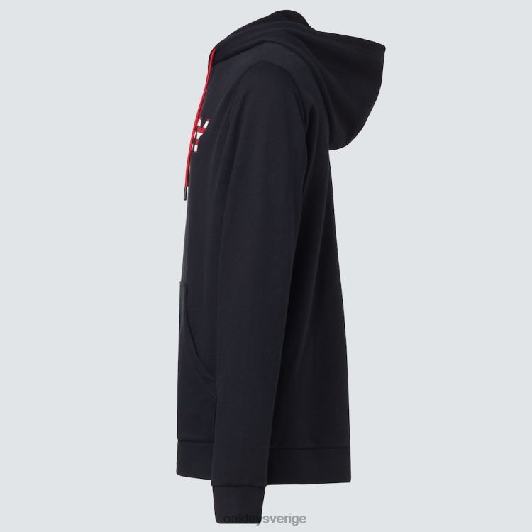 Oakley b1b po hoodie 2.0 T8RX02473 svart/amerikansk flagga