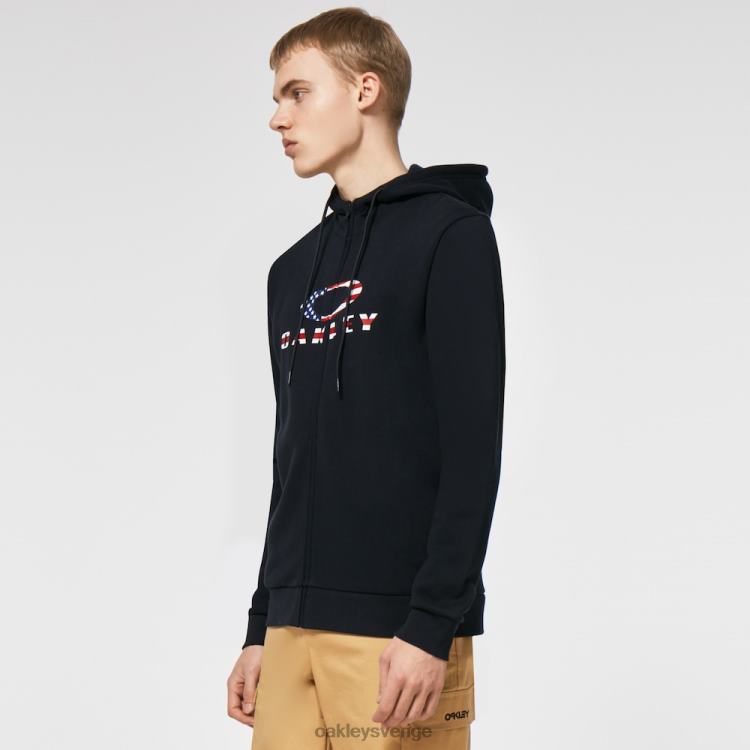 Oakley bark fz hoodie 2.0 T8RX02253 svart/amerikansk flagga