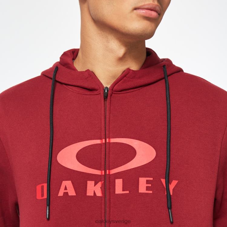 Oakley bark fz hoodie 2.0 T8RX02257 järnröd