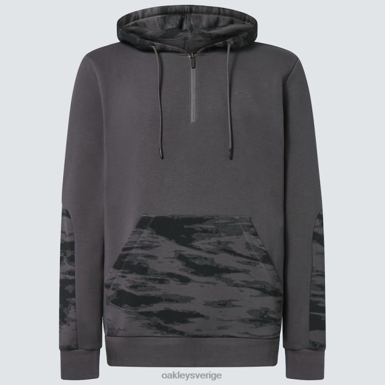 Oakley camo patch huvtröja med 1/4 dragkedja T8RX02286 enhetlig grå