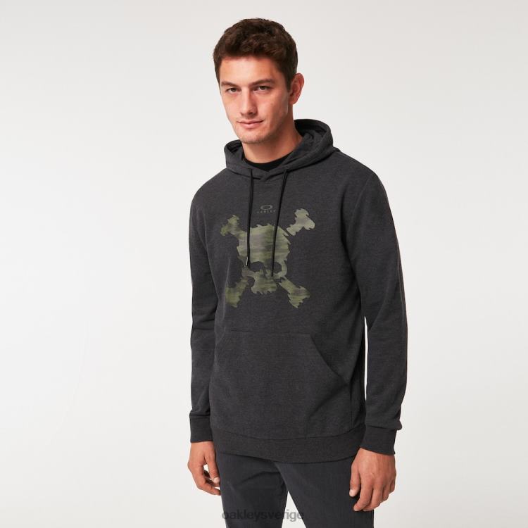Oakley camo skull pullover hoodie T8RX02293 blackout hthr