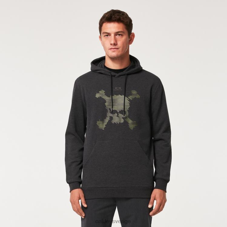 Oakley camo skull pullover hoodie T8RX02293 blackout hthr