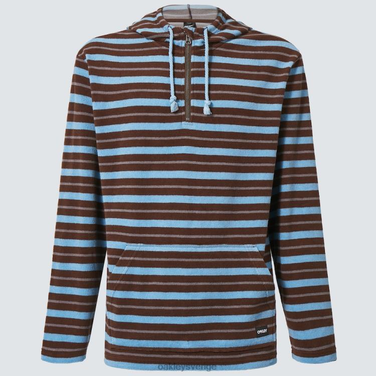 Oakley dawny 1/4 hoodie med dragkedja T8RX02234 karaffränder