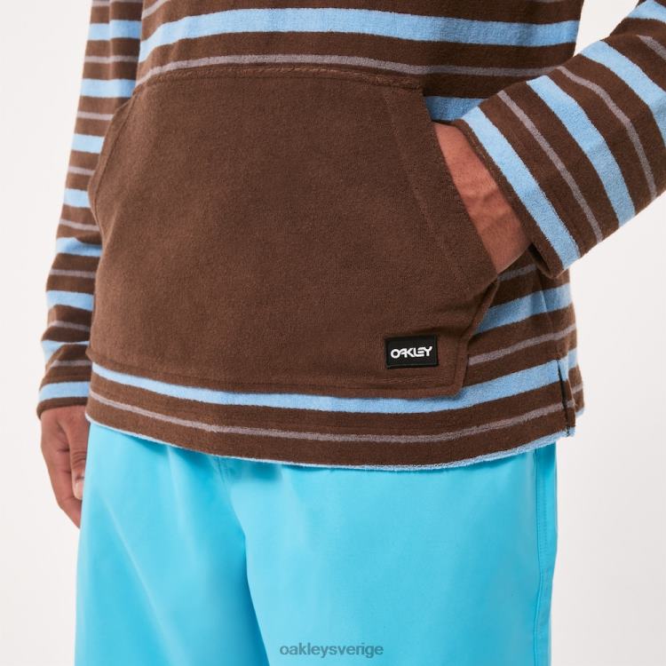 Oakley dawny 1/4 hoodie med dragkedja T8RX02234 karaffränder