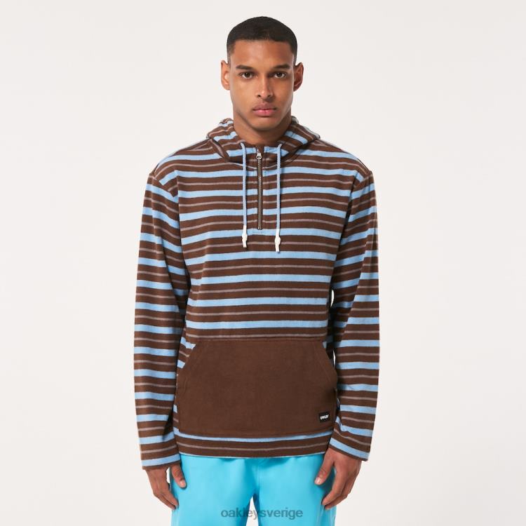 Oakley dawny 1/4 hoodie med dragkedja T8RX02234 karaffränder