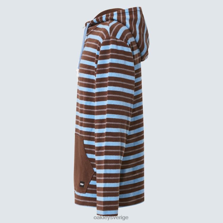 Oakley dawny 1/4 hoodie med dragkedja T8RX02234 karaffränder