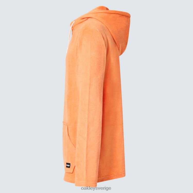 Oakley dawny 1/4 hoodie med dragkedja T8RX02235 mjuk orange