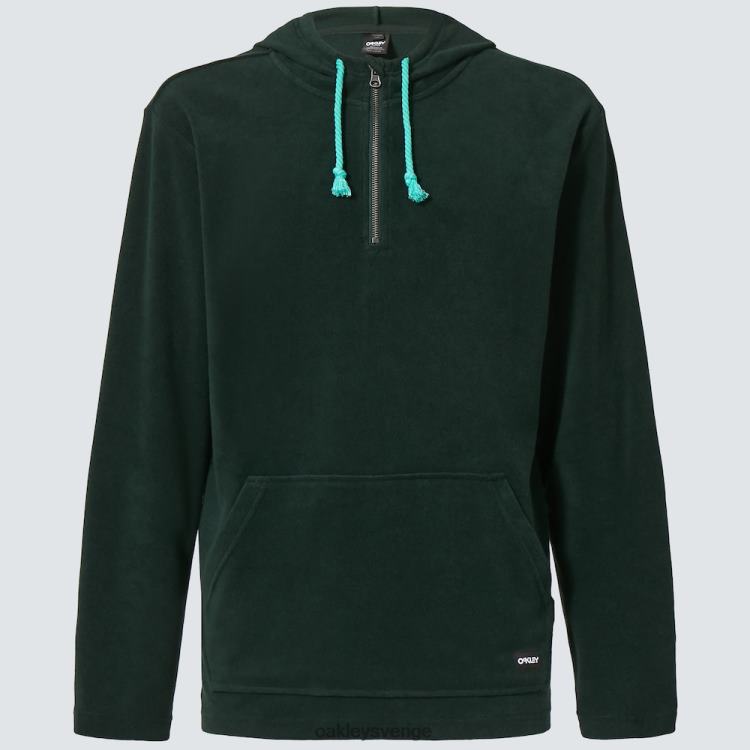Oakley dawny 1/4 hoodie med dragkedja T8RX02237 Jägargrönt