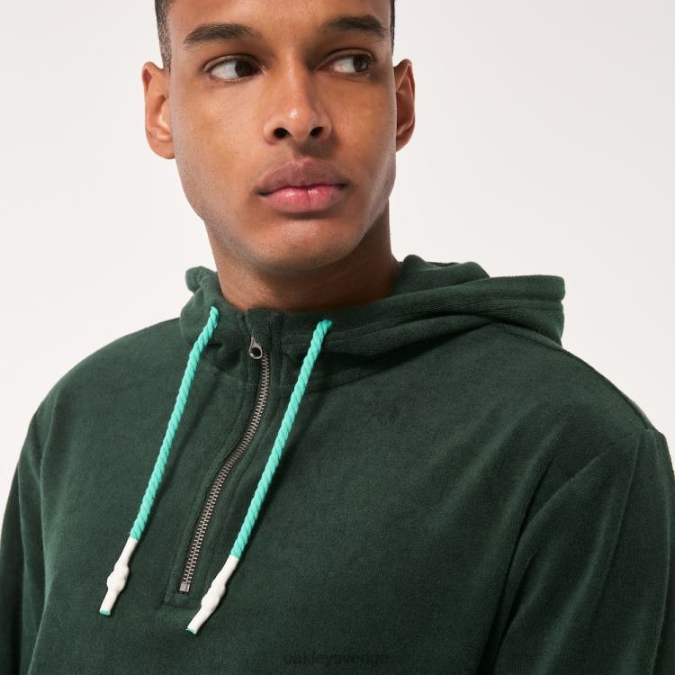 Oakley dawny 1/4 hoodie med dragkedja T8RX02237 Jägargrönt
