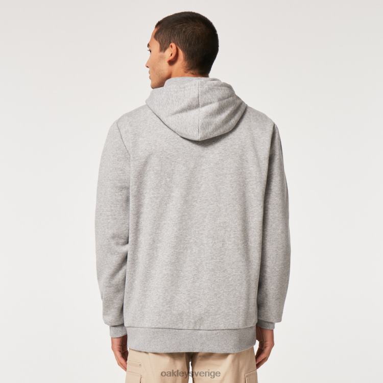 Oakley ellips huvtröja med dragkedja T8RX02280 ny granit hthr