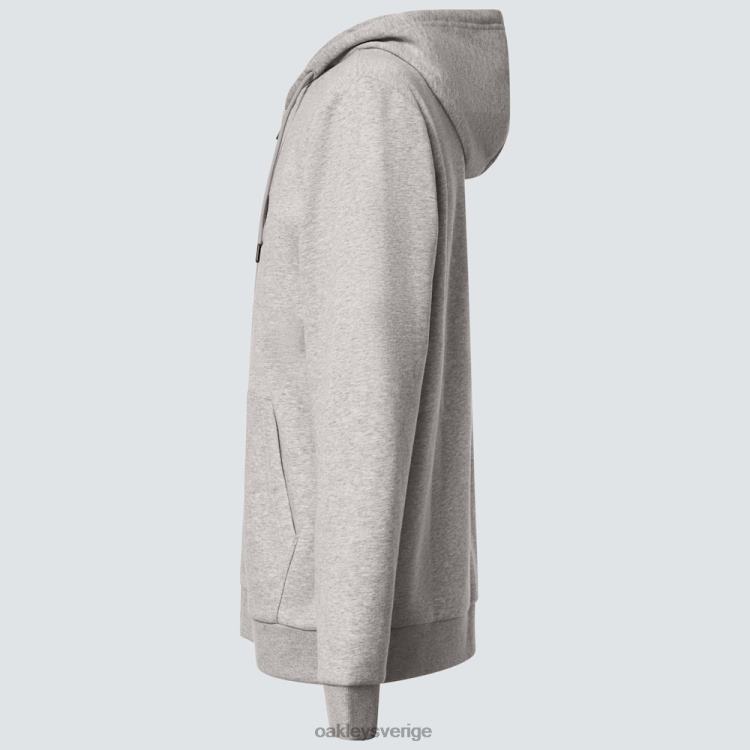 Oakley ellips huvtröja med dragkedja T8RX02280 ny granit hthr