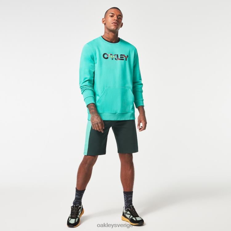 Oakley floral splash b1b besättning T8RX02122 mintgrön