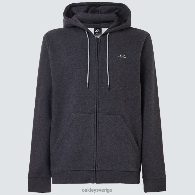 Oakley koppla av hoodie med dragkedja T8RX02423 mörkgrå ljung