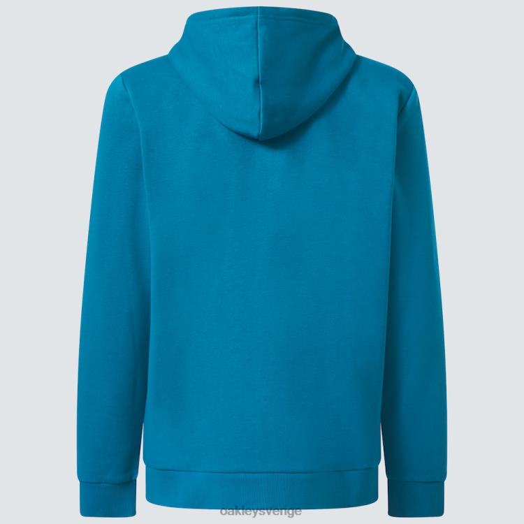 Oakley koppla av hoodie med dragkedja T8RX02424 norrsken blå