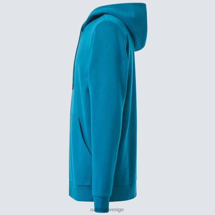 Oakley koppla av hoodie med dragkedja T8RX02424 norrsken blå