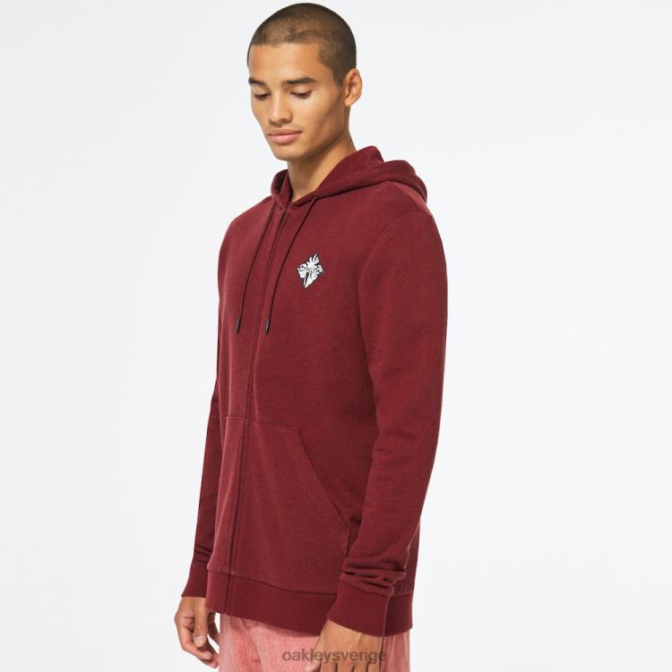 Oakley palms b1b fz sweatshirt T8RX02533 järnröd ljung