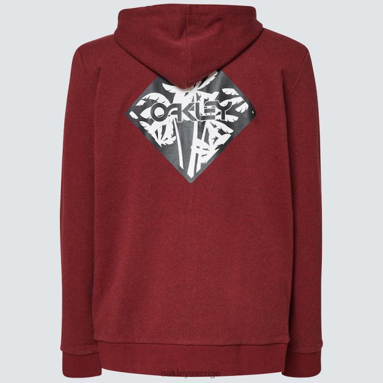 Oakley palms b1b fz sweatshirt T8RX02533 järnröd ljung