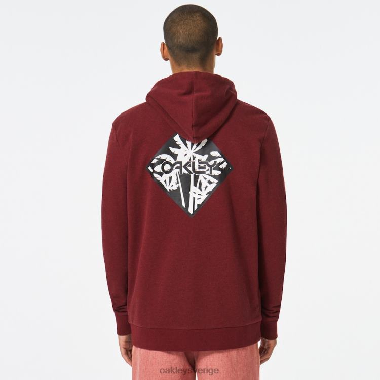 Oakley palms b1b fz sweatshirt T8RX02533 järnröd ljung