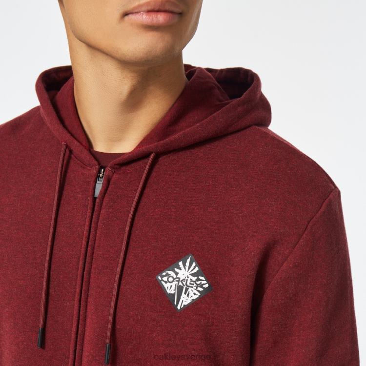 Oakley palms b1b fz sweatshirt T8RX02533 järnröd ljung