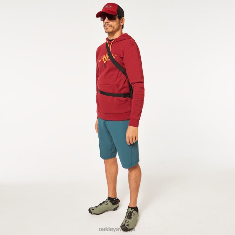 Oakley post po hoodie T8RX02509 järnröd