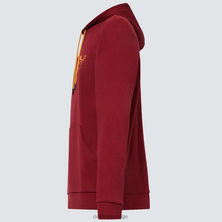Oakley post po hoodie T8RX02509 järnröd