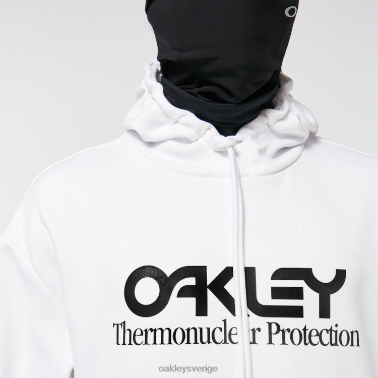 Oakley rider long 2.0 hoodie T8RX02454 vit svart
