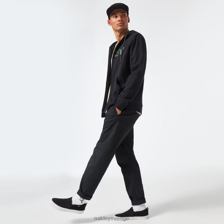 Oakley teddy huvtröja med dragkedja T8RX02506 svart/kärna camo