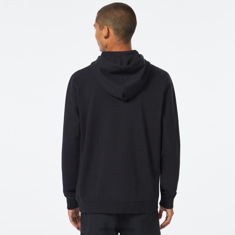 Oakley teddy huvtröja med dragkedja T8RX02507 svart/amerikansk flagga