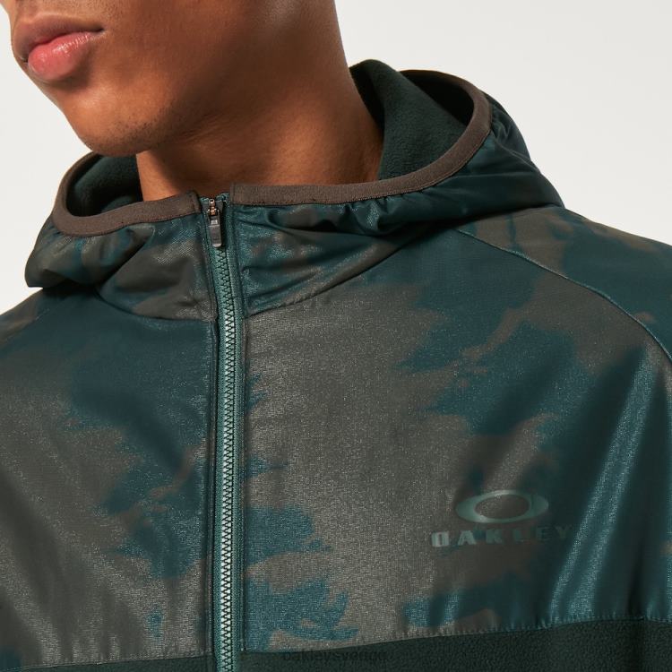 Oakley wanderlust fz hoodie T8RX02304 green/mountain td print