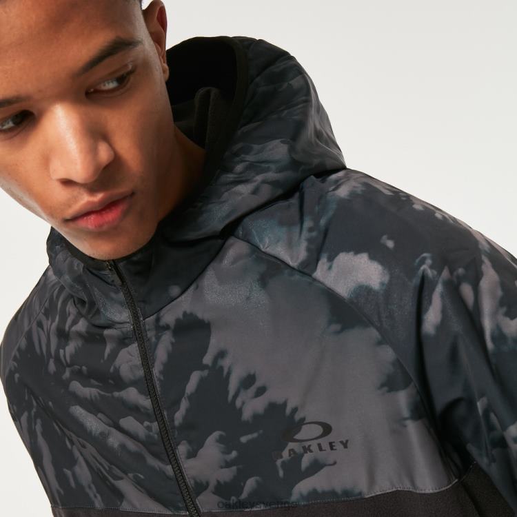 Oakley wanderlust fz hoodie T8RX02305 svart/berg td tryck