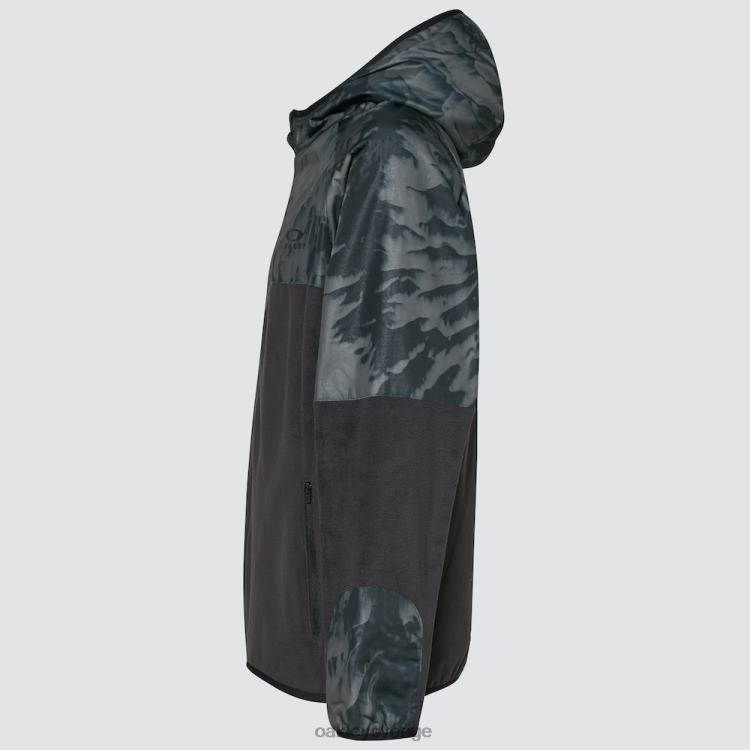 Oakley wanderlust fz hoodie T8RX02305 svart/berg td tryck