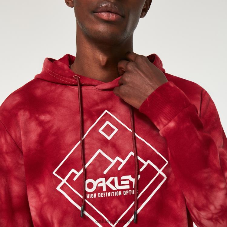 Oakley wanderlust po hoodie T8RX02309 järnröd