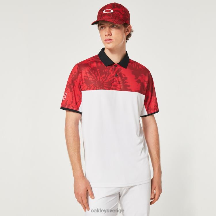 Oakley mtndye clrblk polo T8RX02358 järnröd