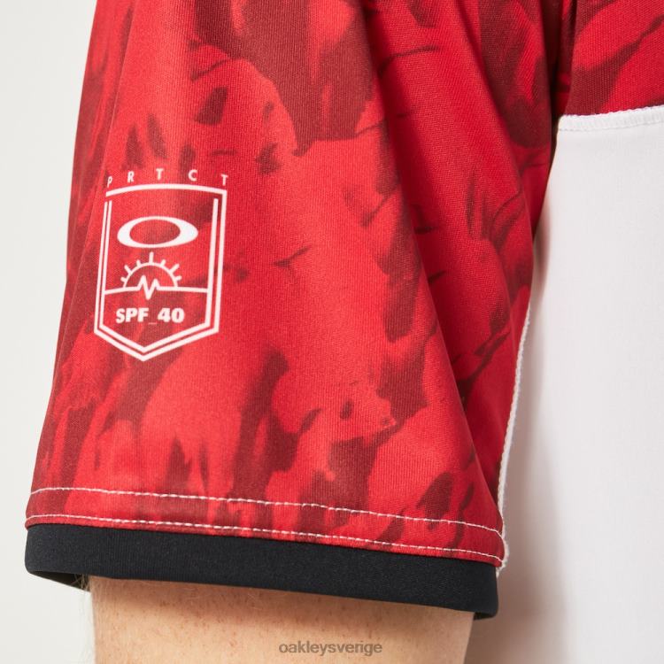 Oakley mtndye clrblk polo T8RX02358 järnröd