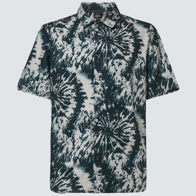 Oakley mtn färgämne vävt T8RX02360 svart fjällslipsfärg