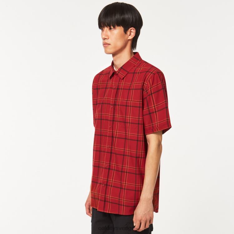 Oakley pacific knappen ner ss T8RX02536 järn röd ruta