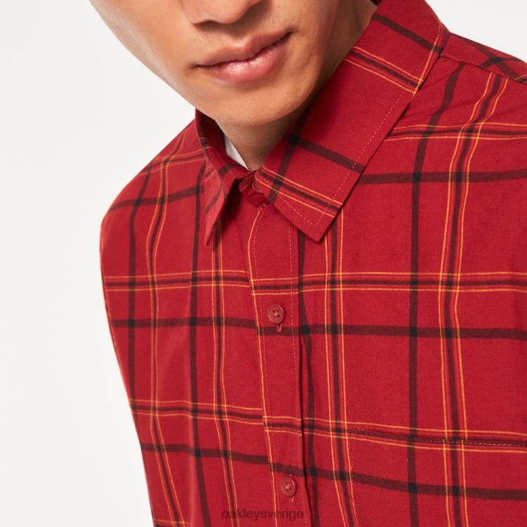 Oakley pacific knappen ner ss T8RX02536 järn röd ruta