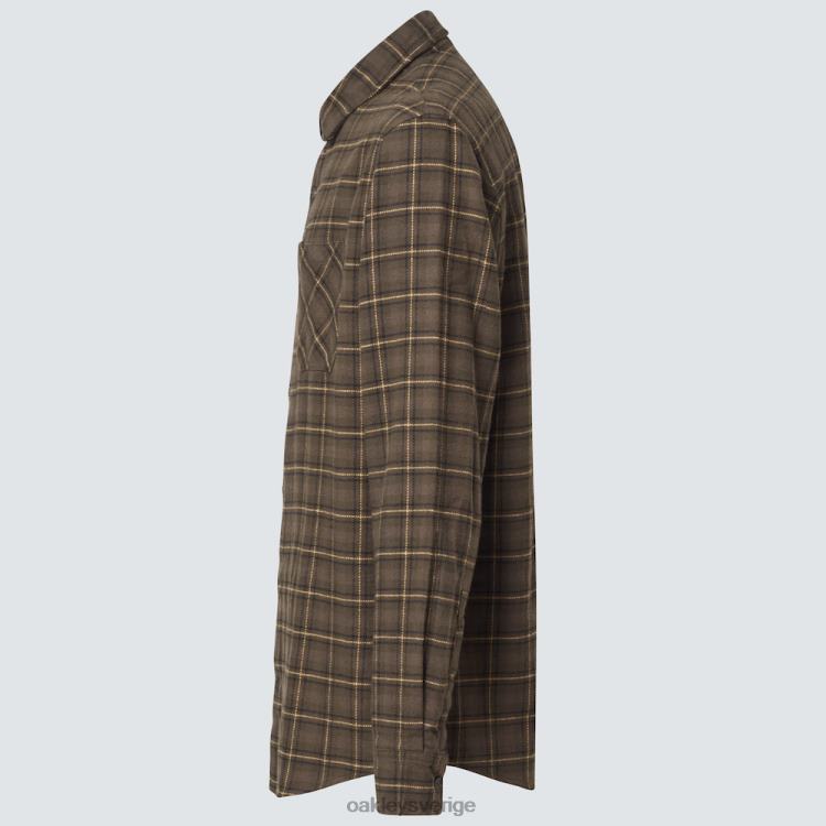 Oakley podium pläd ls flanell T8RX02463 ny mörk borste check
