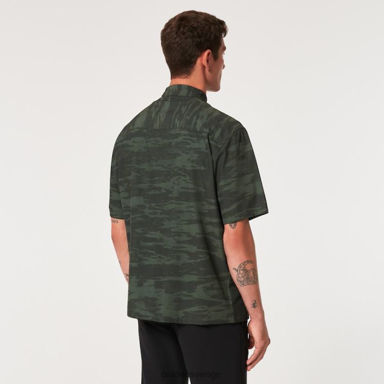 Oakley rc tröja hela dagen T8RX02242 borsta tiger camo grön