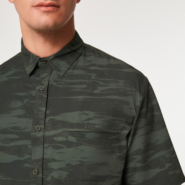 Oakley rc tröja hela dagen T8RX02242 borsta tiger camo grön