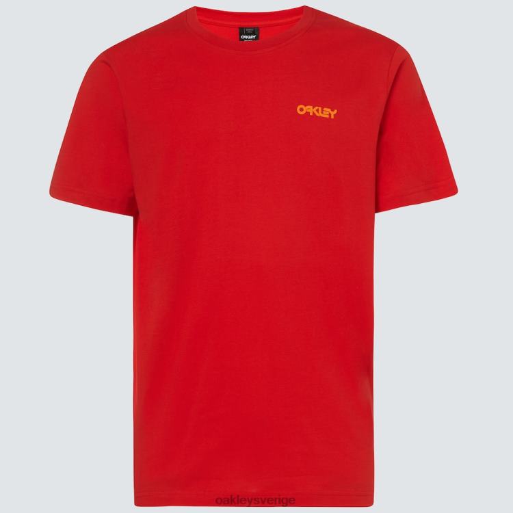Oakley Heritage ögonskugga t-shirt T8RX02417 vallmoröd