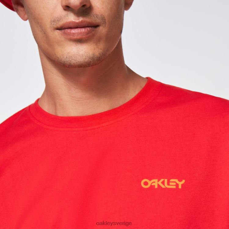 Oakley Heritage ögonskugga t-shirt T8RX02417 vallmoröd