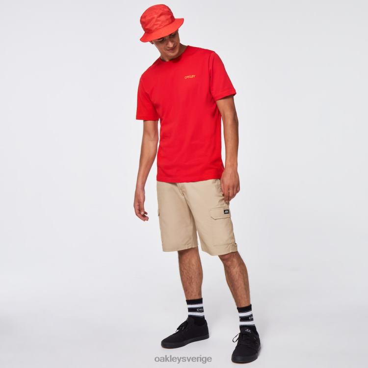 Oakley Heritage ögonskugga t-shirt T8RX02417 vallmoröd