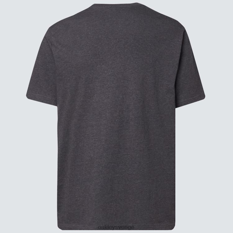 Oakley avslappnad kortärmad t-shirt T8RX02137 mörkgrå ljung