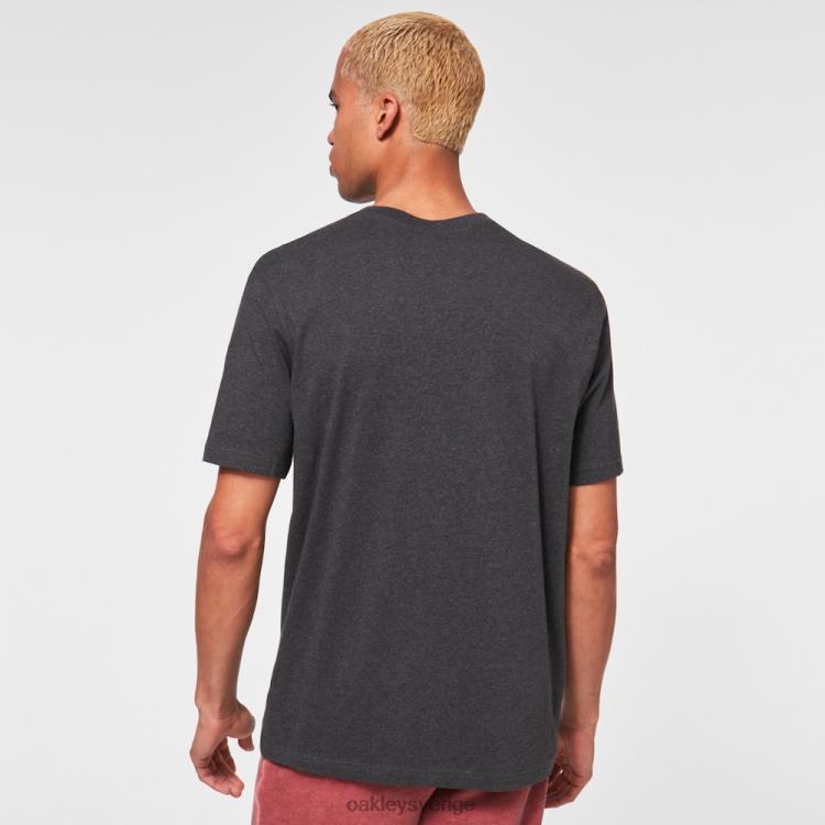 Oakley avslappnad kortärmad t-shirt T8RX02137 mörkgrå ljung